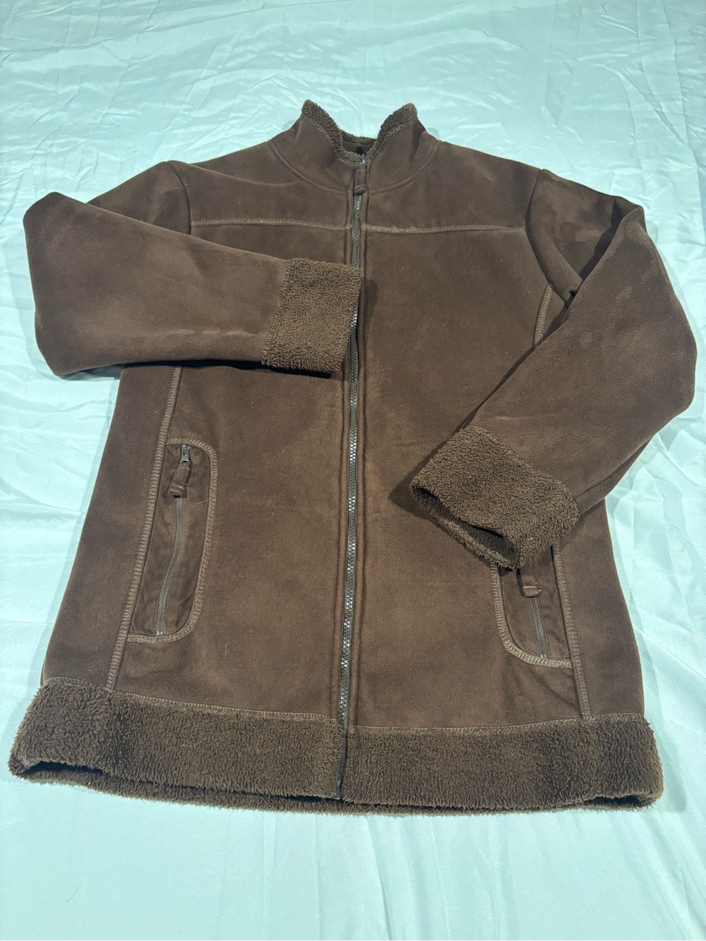 Women’s Cabela’s Brown Polyester Zip Front Jacket Size S